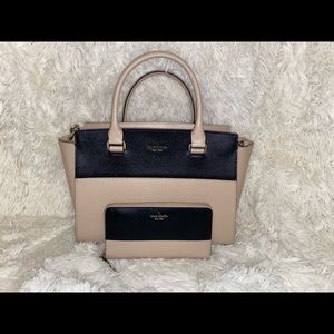 Kate Spade Cameron Medium Satchel Cross Body with matching wallet